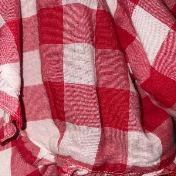 Ivy City Co Red and White Checkered Picnic Maxi Dress - Picture 4 of 11